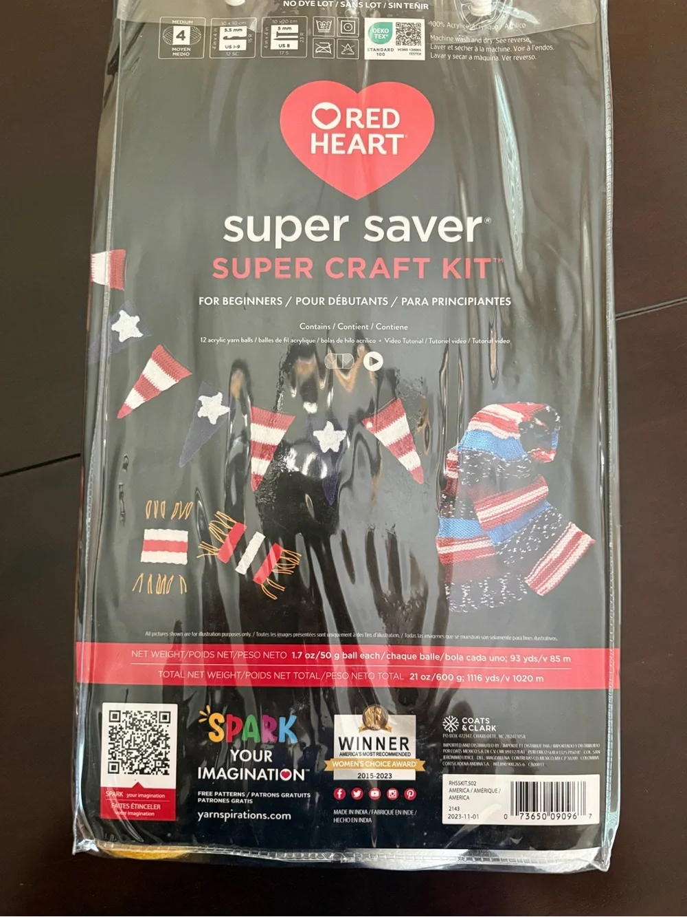 Red HearSuper Saver Super Craft Kit - Patriotic Red, White & Blue, Color America